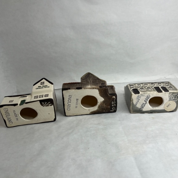 Vintage Mudlen End Studios Mini Ceramic Houses Made In England LOT 10 RARE - Picture 5 of 11